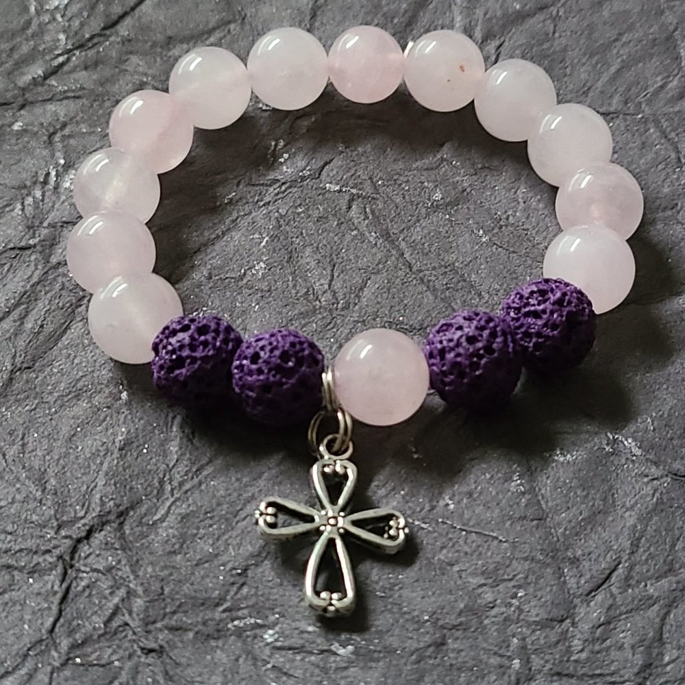 Handcrafted beaded Bracelet- Protective Bracelet-Diffuser Health bracelet